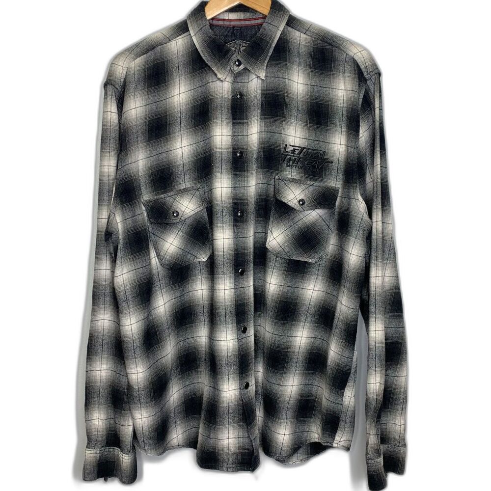 LETHAL THREAT ‎ MENS MOTOR GEAR KUSTOM HOT ROD 3XL